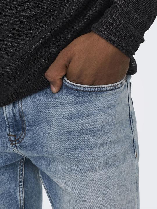 Actual product image Only & Sons ONSLoom Blue Wash Slim Fit Jeans (W28/L30)