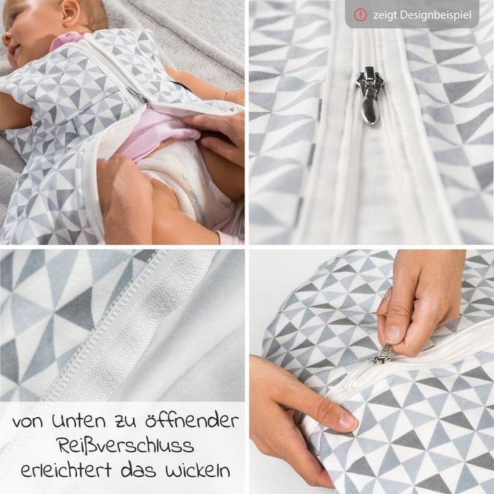 Actual product image Alvi Sleeping bags Ball sleeping bag Mäxchen Thermo - Jersey - Starry sky (Winter)