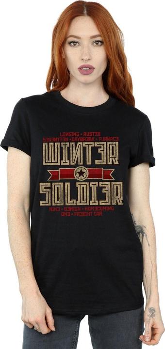 Immagine prodotto Winter Soldier Trigger Badge Maglietta Ampia Donna (4XL)