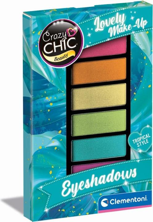 Productafbeelding Clementoni Crazy Chic Lidschatten Tropical, 8Stk.