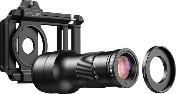 Immagine prodotto Apexel HD Handheld Smartphone 2 in 1 Lens Kit TeleMacro