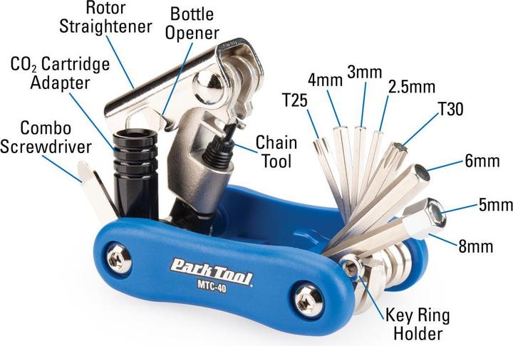 Actual product image Park Tool Multitool MTC-40