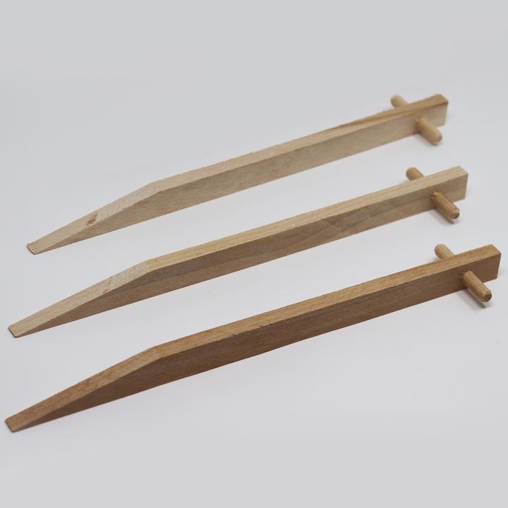 Produktbild Aquagart 20 Erdanker aus Buchenholz I Holz Bodenanker Holzpock Befestigungsanker