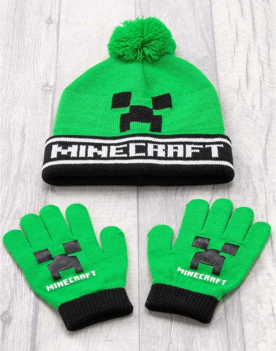 Produktbild Minecraft Hut Und Handschuhset (One Size)
