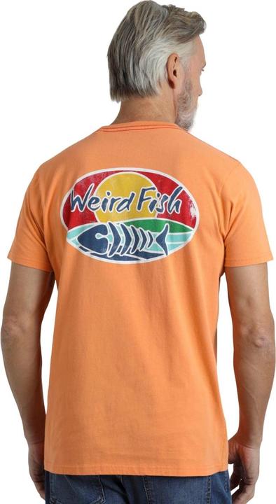 Actual product image Weird Fish Mens Land And Sea Graphic Back Print T-Shirt (XL)