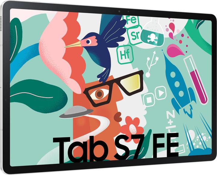 Produktbild Samsung Galaxy Tab S7 FE (nur WLAN, 12.40", 64 GB, Mystic Silver)
