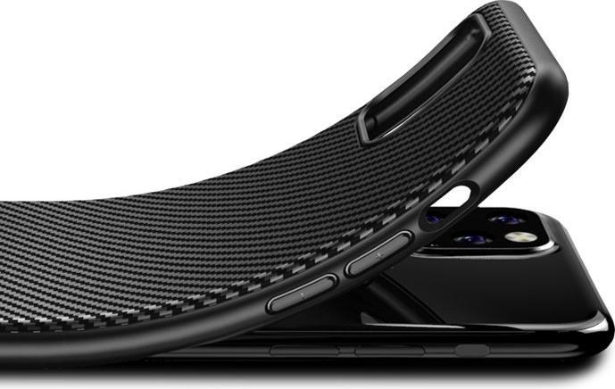 Produktbild Crong Prestige Carbon Cover Case for iPhone 11 Pro (black) (Apple iPhone 11 Pro)