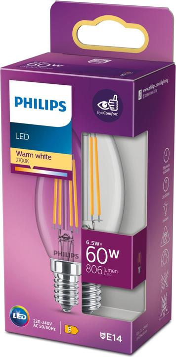 Immagine prodotto Philips Lampada (E14, 6.50 W, 806 lm, 1 x, E)