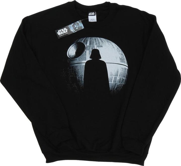 Produktbild Star Wars Rogue One Death Star Vader Silhouette Sweatshirt (L)