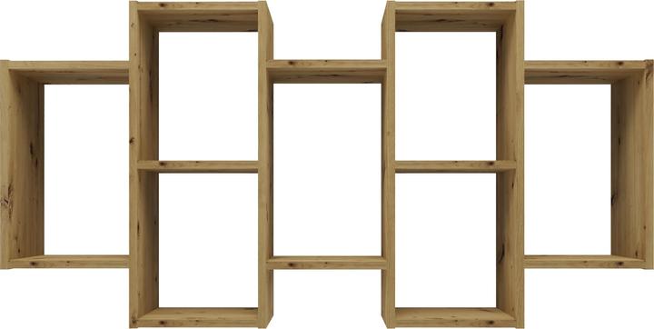 Topeshop BILBAO 7.0 ARTISAN shelf floating shelf wall distributor particle shelf (129.5 x 20 x 65 cm)