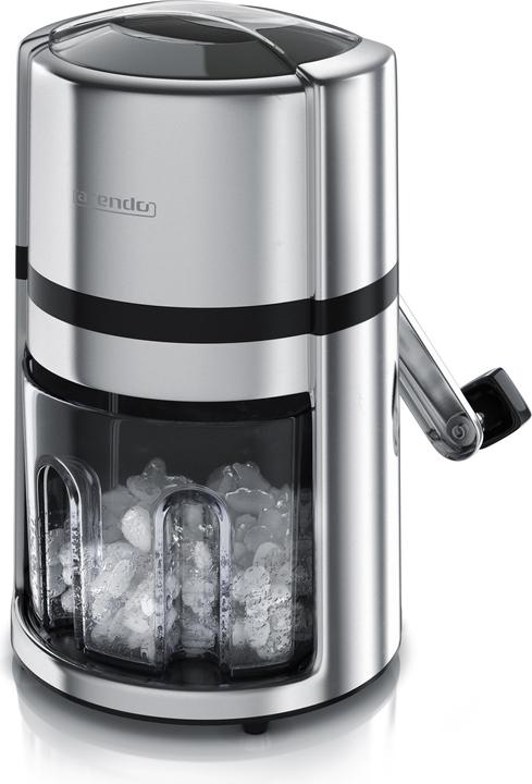 Arendo Ice crusher stainless steel 1.1 litre, ice crusher, ice crusher for cooling and keeping fresh