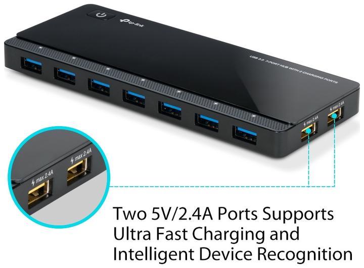 Produktbild TP-Link Uh720 (Micro USB, 7 Ports)