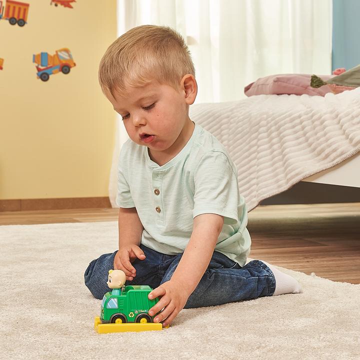 Produktbild VTech Tut Tut Baby Flitzer - CoComelon JJs Müllwagen inkl. Schiene