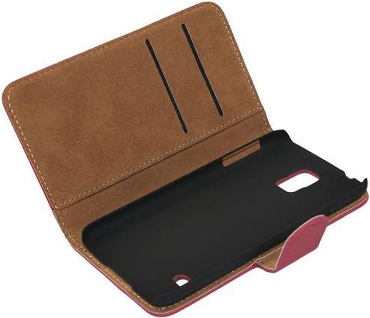 Produktbild König Design Schutzhülle Handytasche (Flip Quer) für Handy Samsung Galaxy S5 / S5 Neo Pink (Samsung Galaxy S5, Samsung Galaxy S5 Neo)
