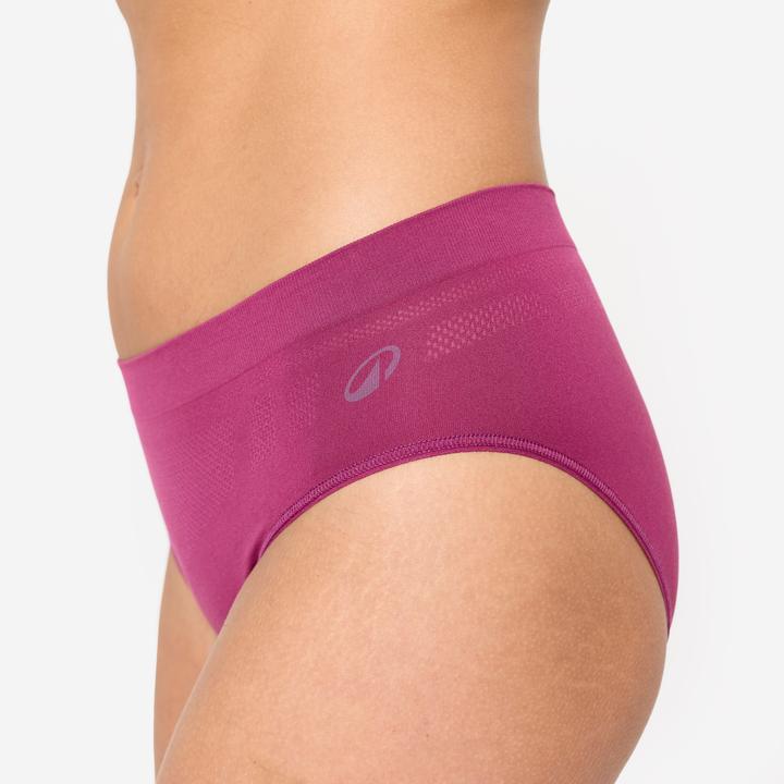 Image du produit Kalenji Lot de 3 culottes sans coutures Femme, Violet/Blanc/Bleu (M, L)