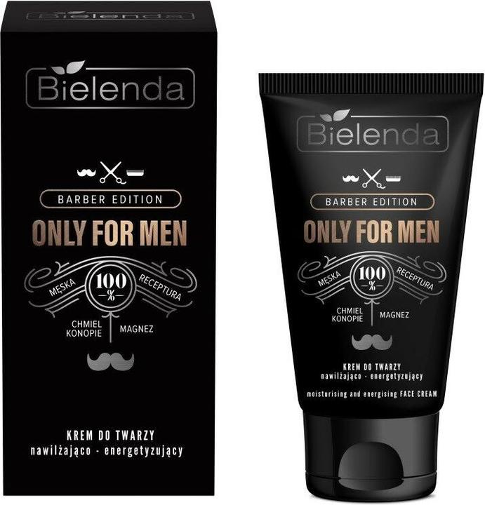 Produktbild Bielenda Barber Edition Only for Men Moisturizing and Energizing Face Cream 50ml (Körpercreme, 50 ml)