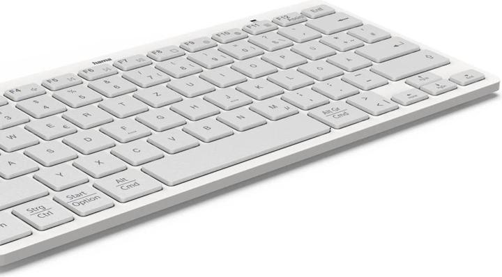 Produktbild Hama Bluetooth®-Mini-Tastatur Travel 400 für Tablets, kabellos, WS, QWERTZ DE (00125133) (DE, Kabellos)