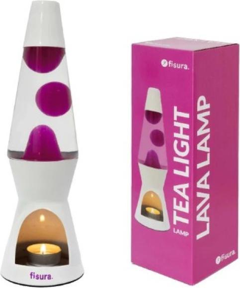 Actual product image Fisura Pink lava lamp - candle operated by