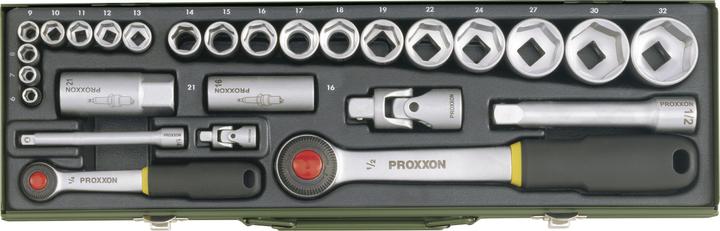 Produktbild Proxxon Steckschlüsselsatz (23 mm, 32 mm, 18 mm, 6 mm, 22 mm, 13 mm, 16 mm, 20 mm, 28 mm, 26 mm, 27 mm, 17 mm, 21 mm, 11 mm, 15 mm, 30 mm, 29 mm, 24 mm, 12 mm, 25 mm, 10  mm, 8 mm, 9 mm, 31 mm, 7 mm, 14 mm, 19 mm)