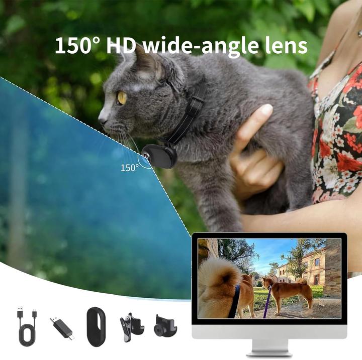 Actual product image Obest 360° Actionkamera mit Bildschirm, Mini Helmkamera