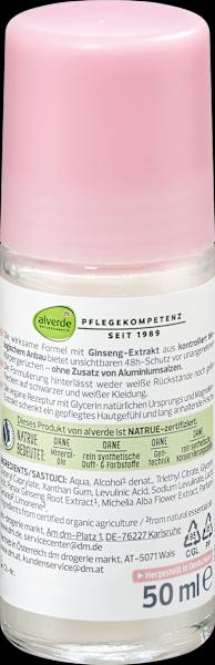 Actual product image dm alverde Invisible (Roll-on, 50 ml)