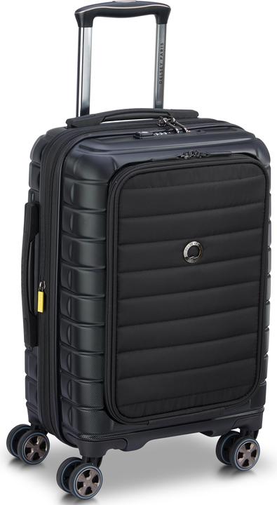 Immagine prodotto Delsey Shadow 5.0 trolley da cabina a 4 ruote 55 cm scomparto per laptop con piega di espansione (41 l, Bagaglio a mano (fino a 50 litri))