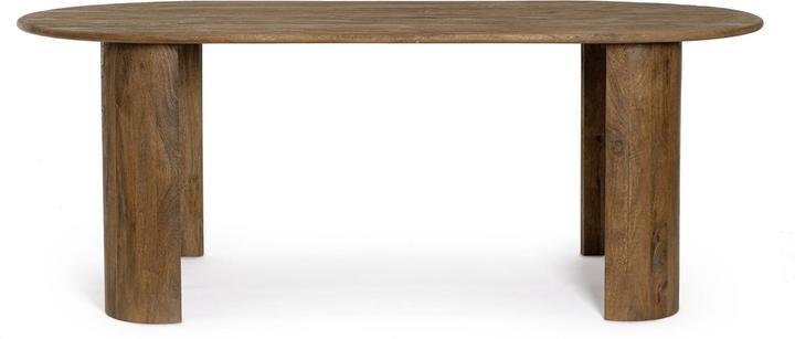Immagine prodotto Bizzotto Tavolo Orlando ovale marrone (210 x 100 x 76 cm)