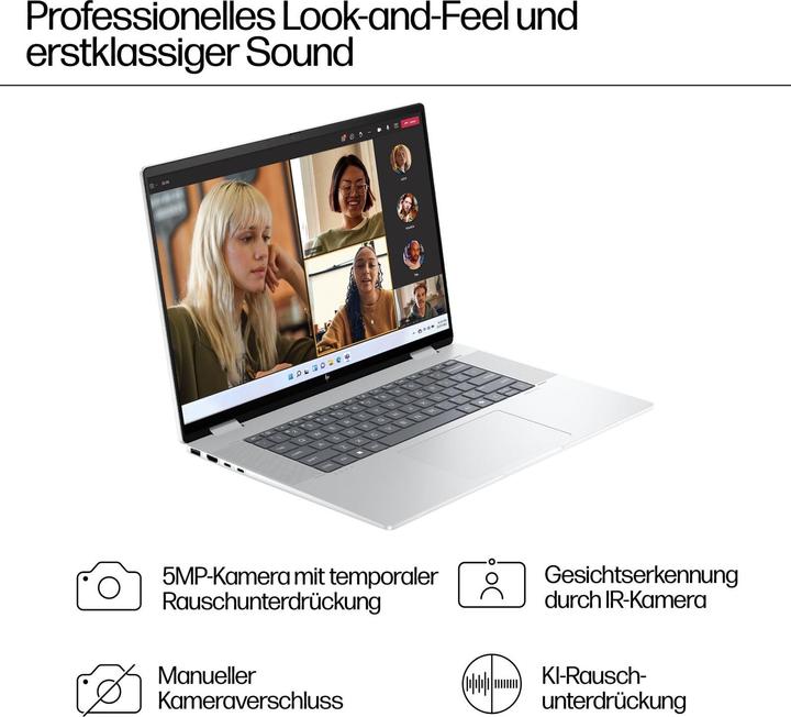Produktbild HP Envy x360 16-ac0053ng (16", Intel Core Ultra 5 125U, 16 GB, 512 GB, DE)