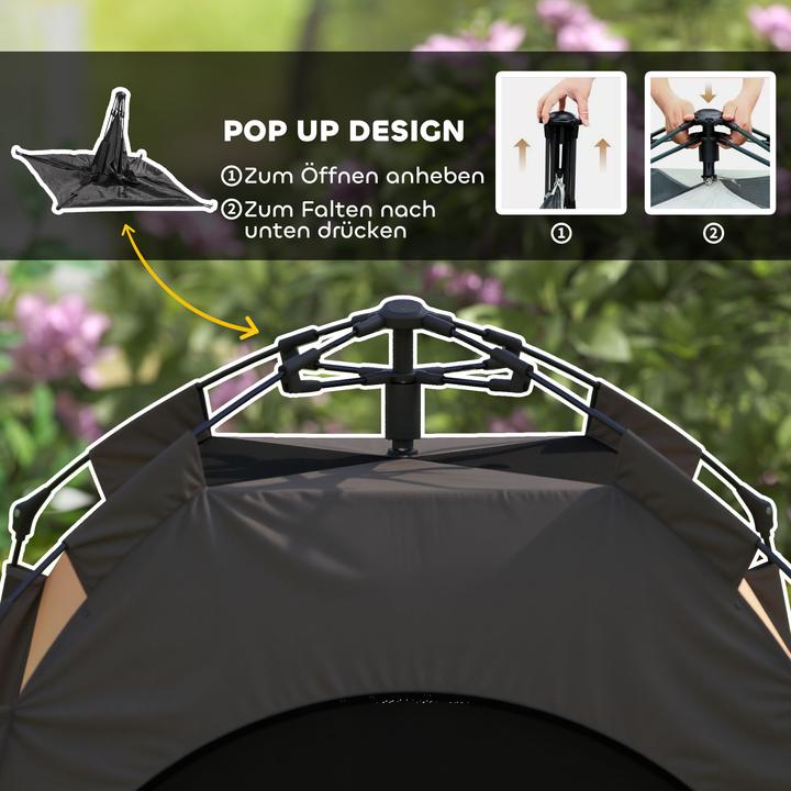 Actual product image PawHut Haustierzelt Polyester Braun (Dog tent)