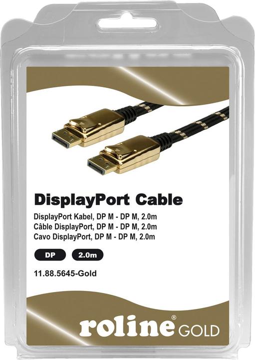 Produktbild Roline DisplayPort — DisplayPort (2 m, DisplayPort)