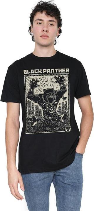 Immagine prodotto Black Maglietta Linoleografia Uomo (M)