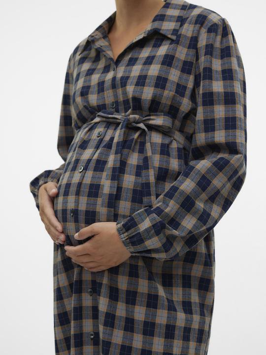 Actual product image Mamalicious MLOLIVE Umstandskleid Hemdblusenkleid (L)