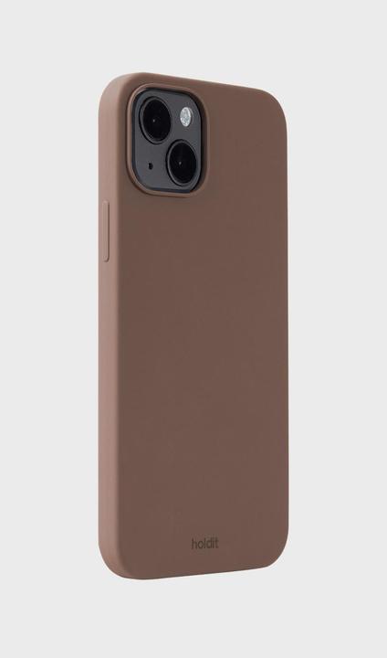 Actual product image Holdit Phone Case Dark Brown