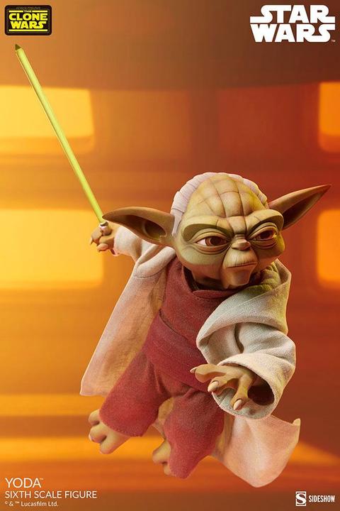 Produktbild Sideshow Star Wars The Clone Wars figurine 1/6 Yoda 14 cm