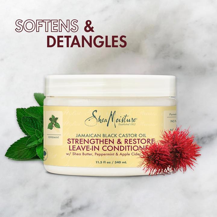Actual product image Shea Moisture Hair Conditioner Jamaican Black Castor Oil Leave-In (312 g)