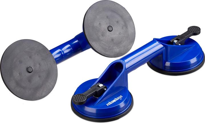 Image du produit Relaxdays Ventouse double, lot de 2 (80 kg)