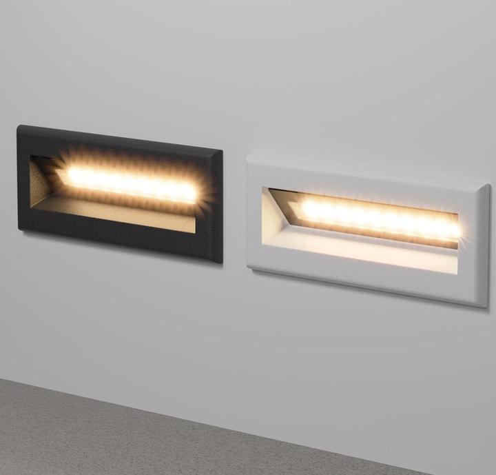 Produktbild Maytoni Bosca LED Treppenbeleuchtung 5W Weiss IP65 Warmweiss (400 lm)