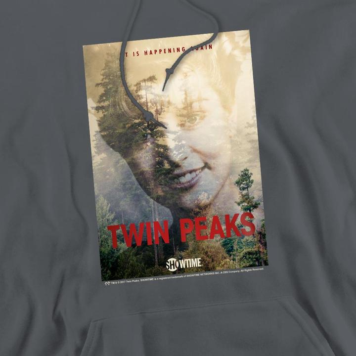 Immagine prodotto Twin Peaks Felpa con Cappuccio Laura Palmer Uomo (XL)