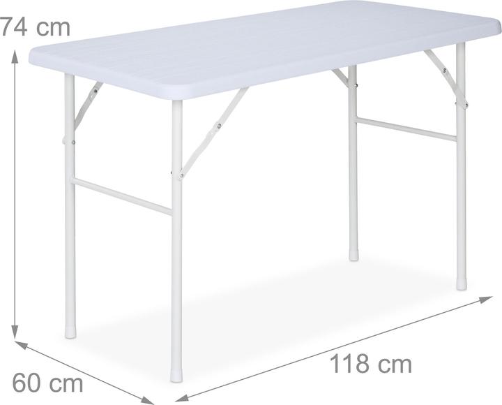 Image du produit Relaxdays Table-de-jardin (118 cm)
