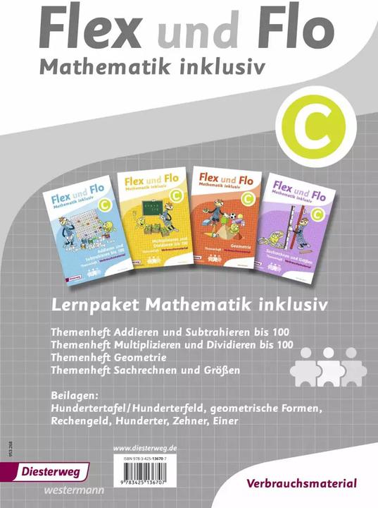 Produktbild Flex und Flo - Mathematik inklusiv C. Mathematik inklusiv Paket (Deutsch, Christopher Dohmann, Nicole Timmermann, Anik Köhpcke, Susanne Jäger, 2018)