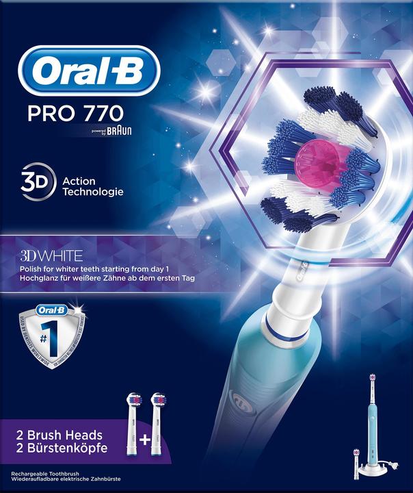 Produktbild Oral-B PRO 80285669 Elektrische Zahnbürste Erwachsener Rotierende-vibrierende Zahnbürste (Oszillierende Zahnbürste)