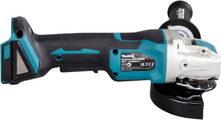 Produktbild Makita DGA 520 ZJX1 Akku Winkelschleifer 18 V 125 mm X-LOCK Brushless + Makpac - ohne Akku, ohne (125 mm)