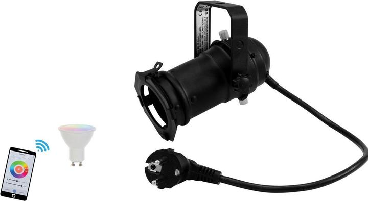 Actual product image Eurolite Set PAR-16 Spot bw + LED GU10 RGB/WW/CW WiFi