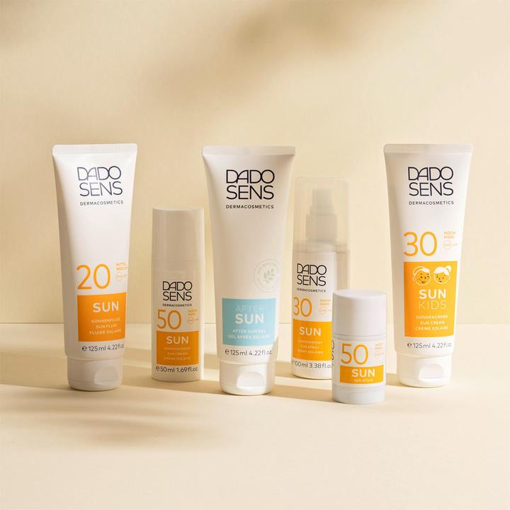 Produktbild Dado Sens SUN Sonnen-Fluid SPF 20 - Sensible Haut (Sonnenlotion, SPF 20, 125 ml, 159 g)