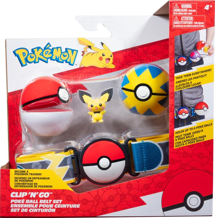 Produktbild Jazwares Pokémon Clip'n'Go Poké Gürtel Set (Assortiert)