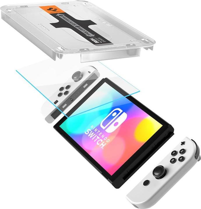 Produktbild Spigen szkło hartowane do Nintendo Switch OLED 2szt. (Switch)