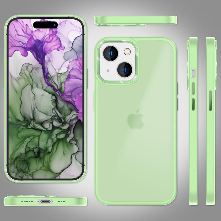 Immagine prodotto Nalia Manica ibrida opaca trasparente smerigliata (Apple iPhone 15 Plus)