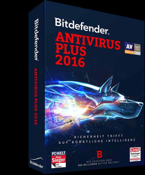 Produktbild Bitdefender Antivirus Plus ESD (1 User, 36 Monate)