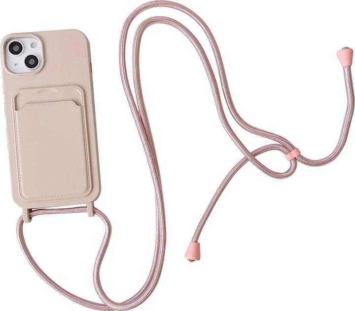 Produktbild Ueli Express Halsband Silikon Hülle mit Kreditkartenfach (Apple iPhone 15)