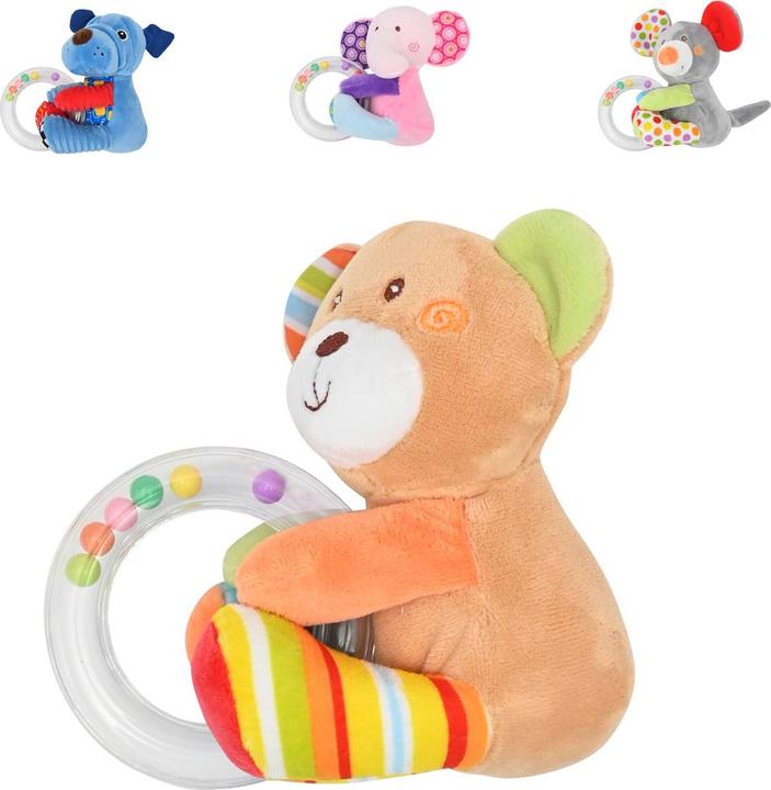 Actual product image Lorelli Baby soft toy rattle ring